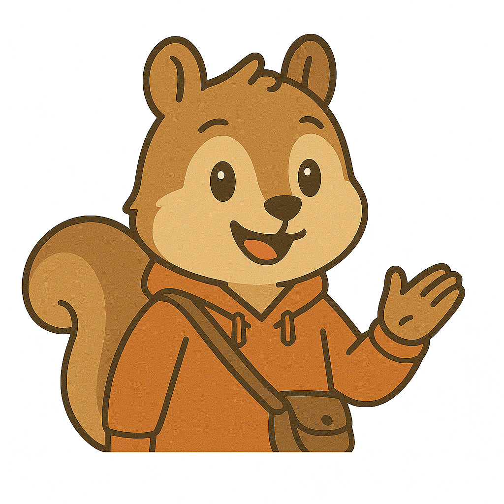 好奇心リス ミナちゃん